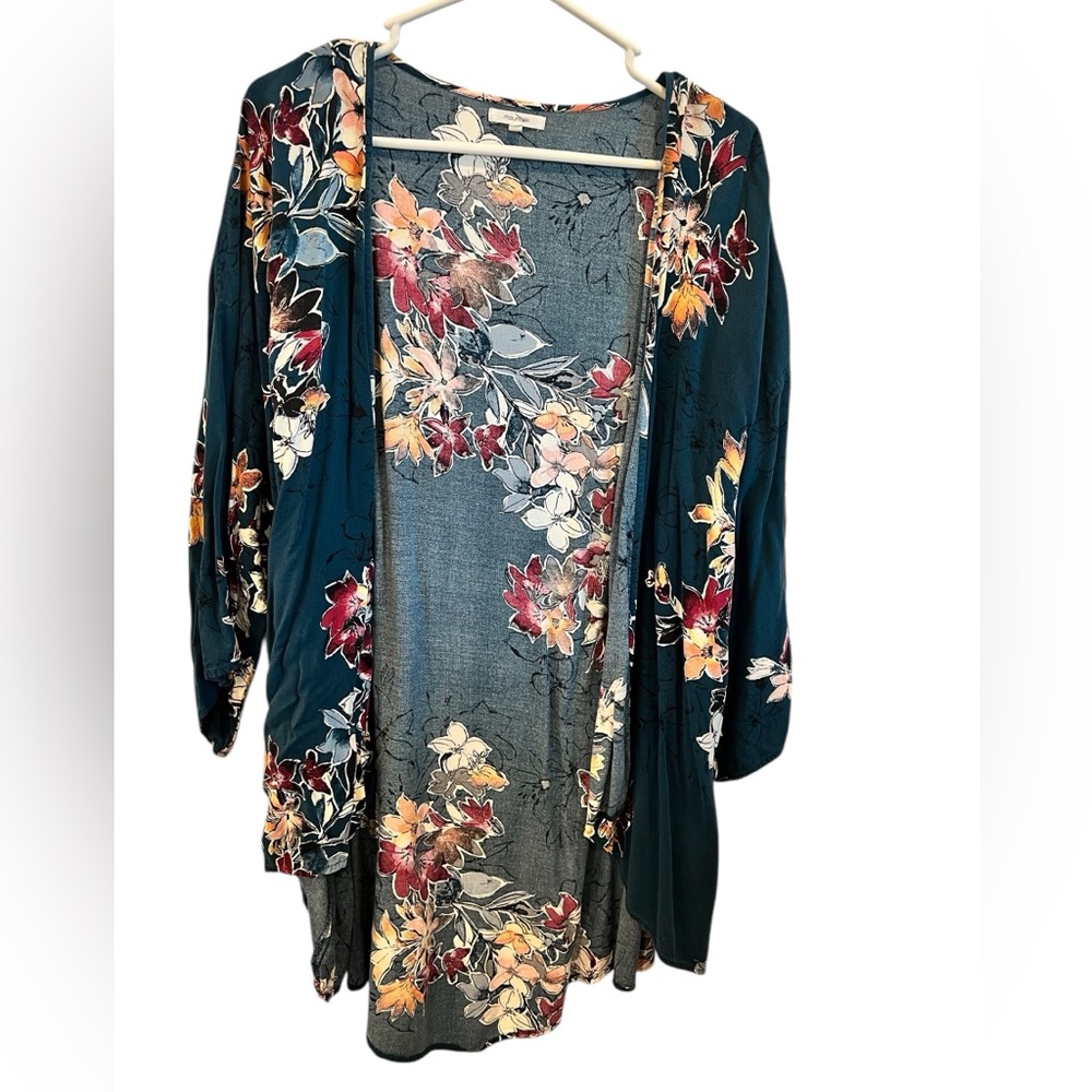 Maurices Floral Print Kimono